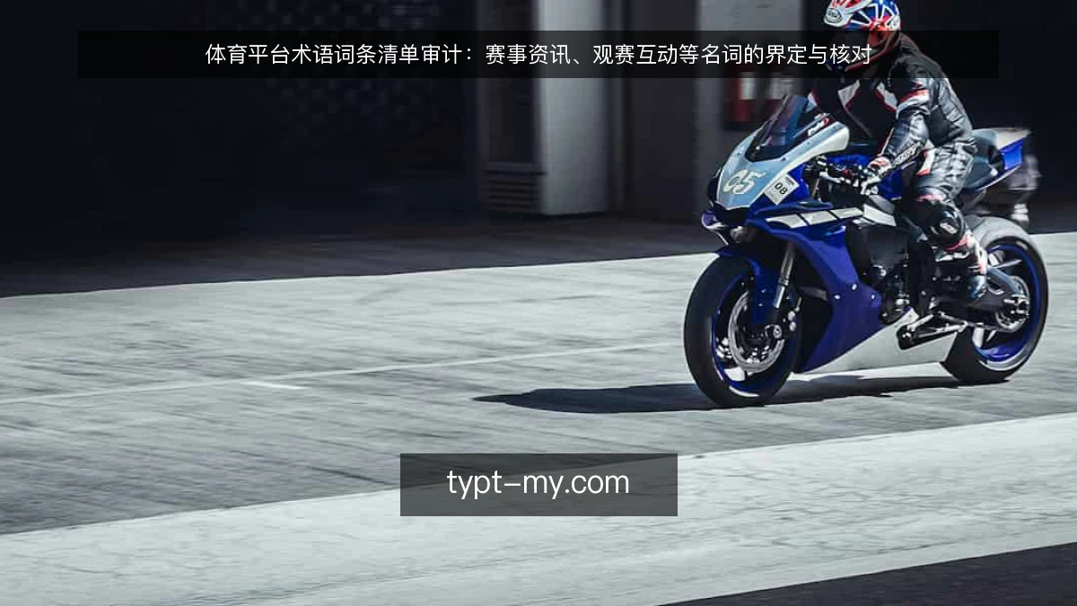 体育平台术语词条清单审计：赛事资讯、观赛互动等名词的界定与核对