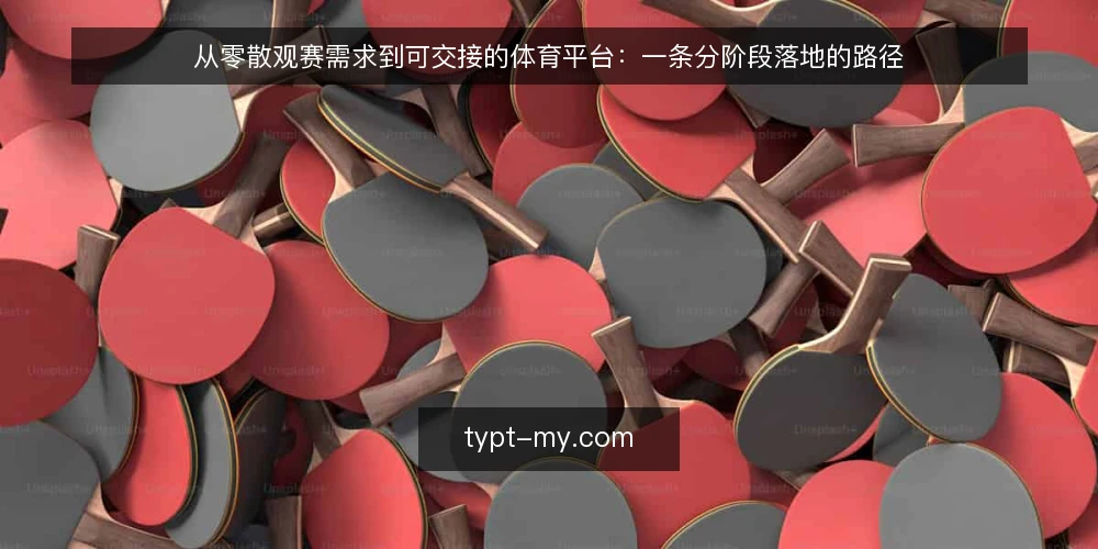从零散观赛需求到可交接的体育平台：一条分阶段落地的路径 — 起点基线：把零散观赛需求整理成可判断的清单 配图